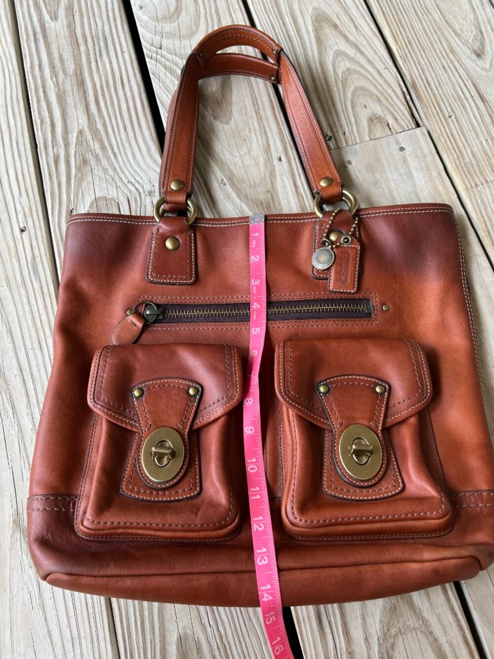 Coach Legacy 65th Anniversary Leather Gigi Tote Bag 11131 Whiskey - Picture 16 of 16